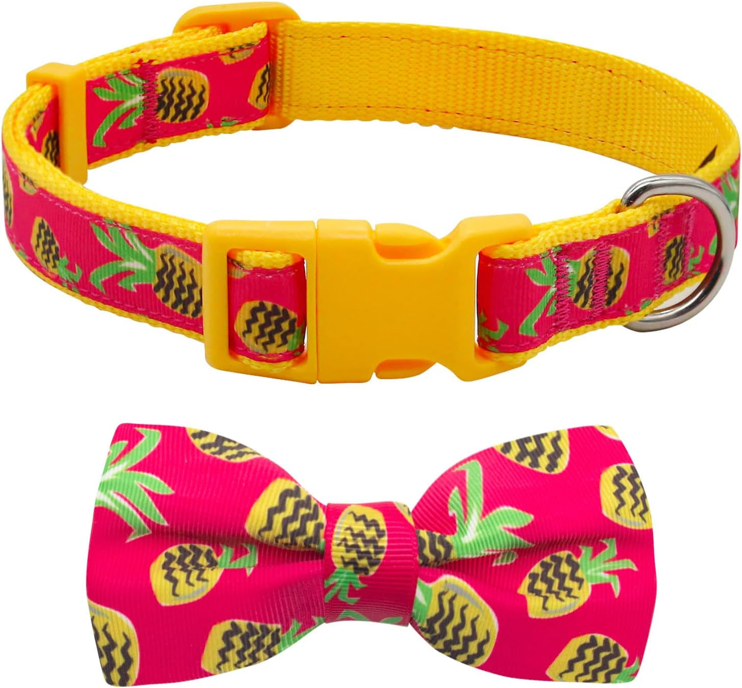 Adjustable Christmas Dog Collar with Antler Bow Tie and Snowman Design for Medium Dogs